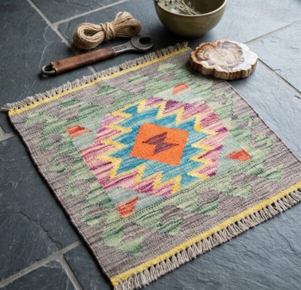 Mystic Bloom Mini Kilim